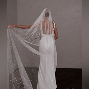 Made With Love Pearl Veil long